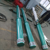 High lift, high flow irrigation water pit, pond pumping and drainage, down suction submersible pump for farmland irrigation